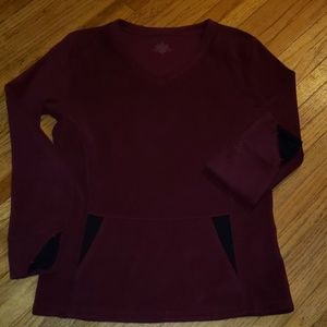 Cuddl Duds fleece v-neck